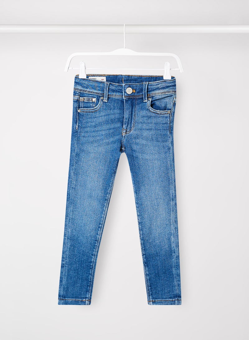 Kids/Teen Washed Skinny Jeans Blue
