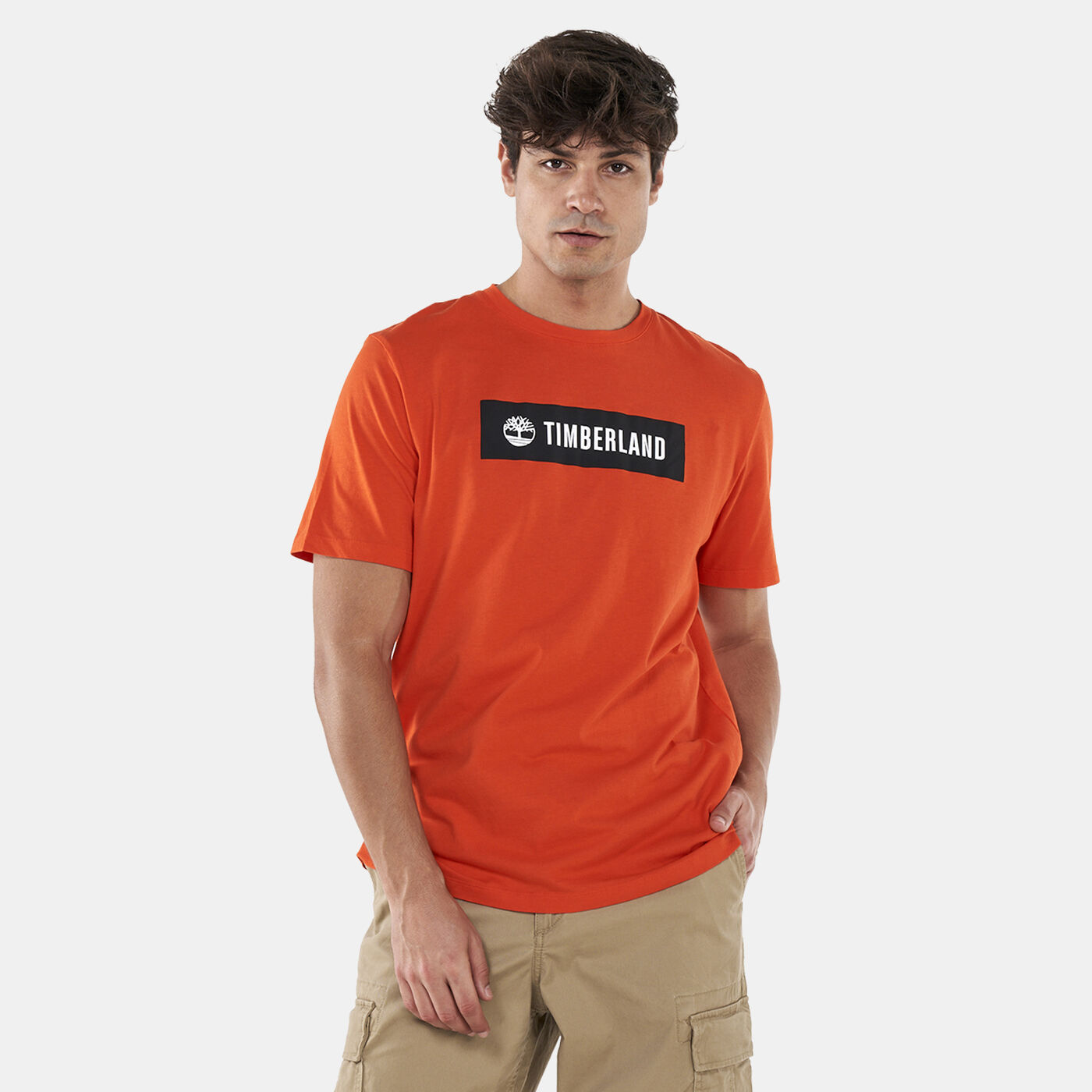 Men's Block Linear Brand Carrier T-Shirt