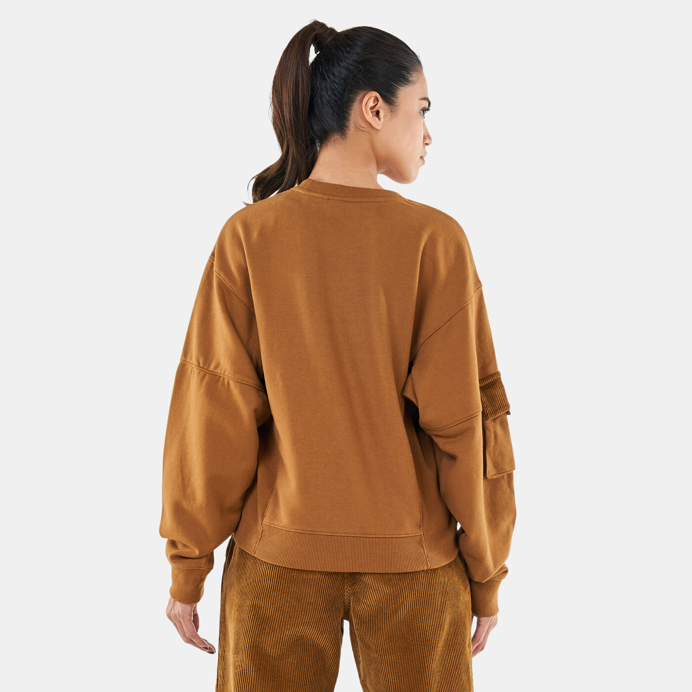 Women's Oversized Cropped Sweatshirt