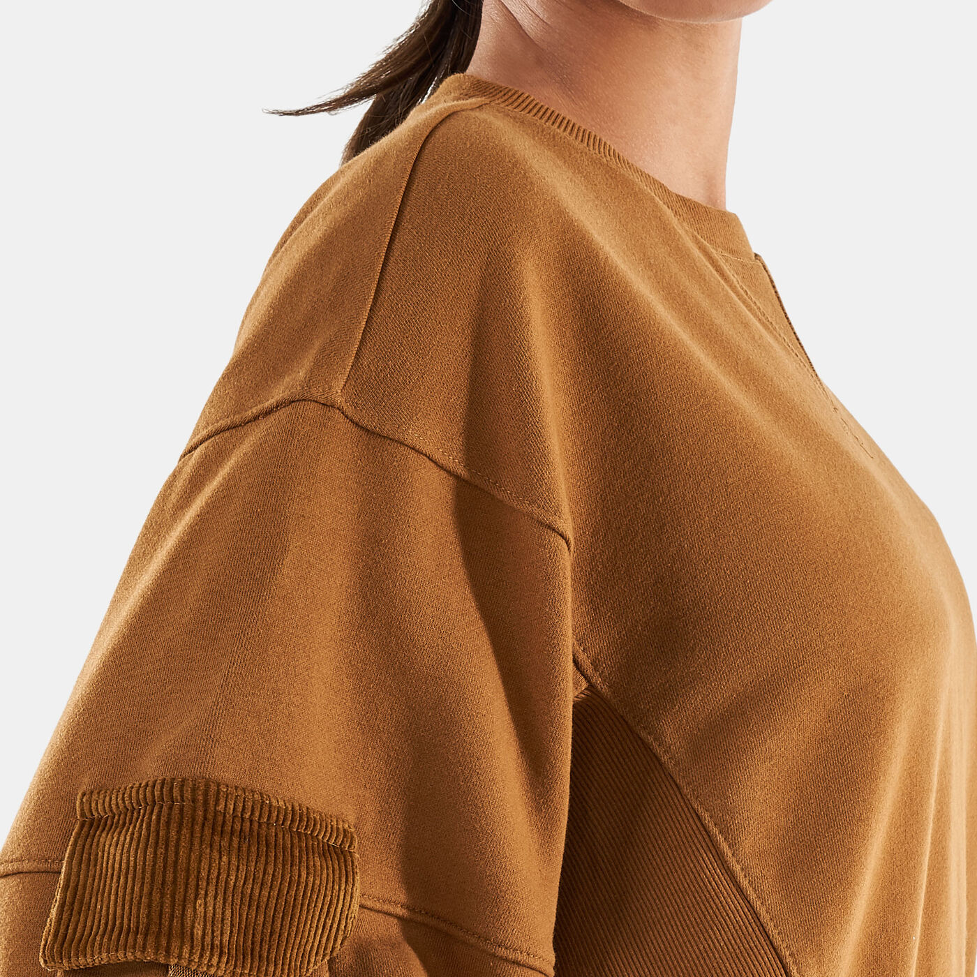 Women's Oversized Cropped Sweatshirt