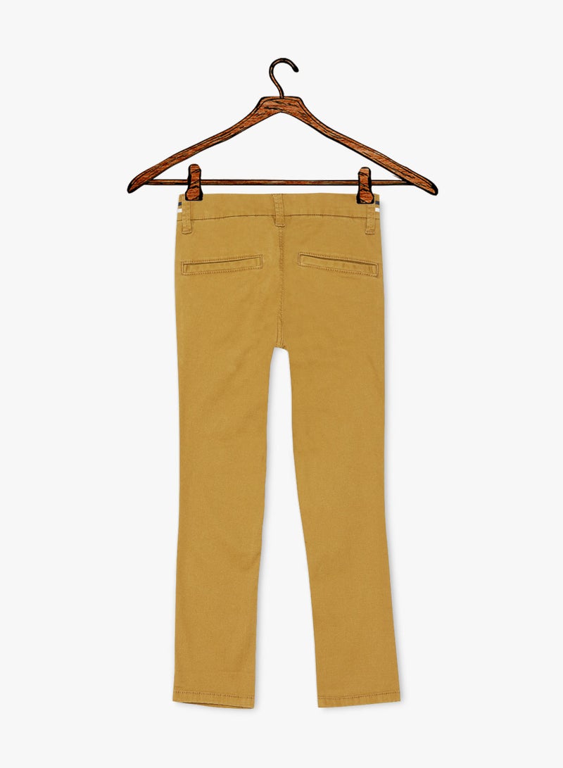 Boys Basic Chinos Brown