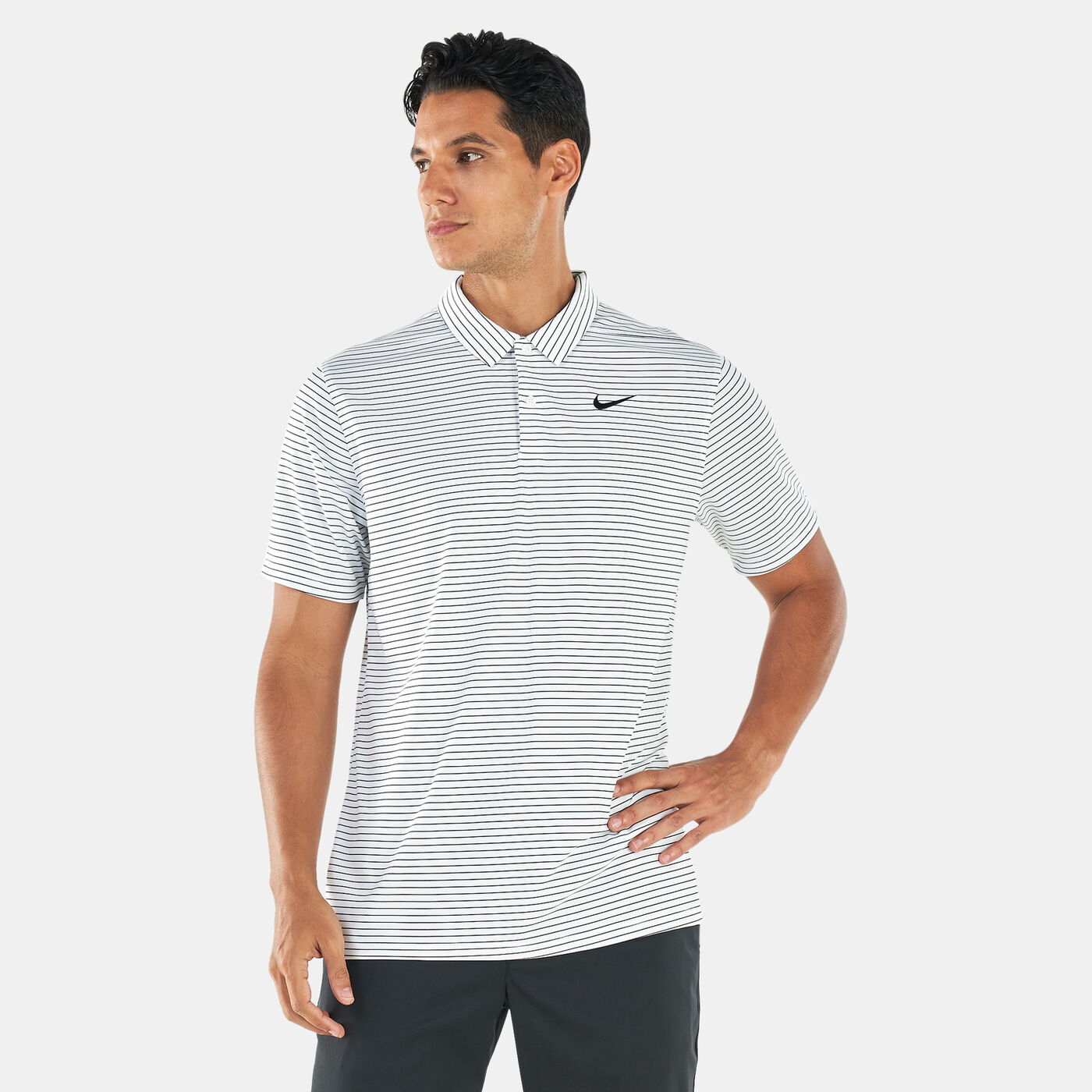 Men's Dri-FIT Striped Golf Polo Shirt