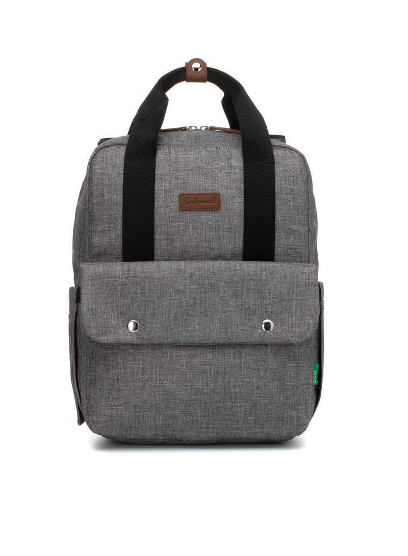 Georgi eco Convertible Diaper Bag -	Grey