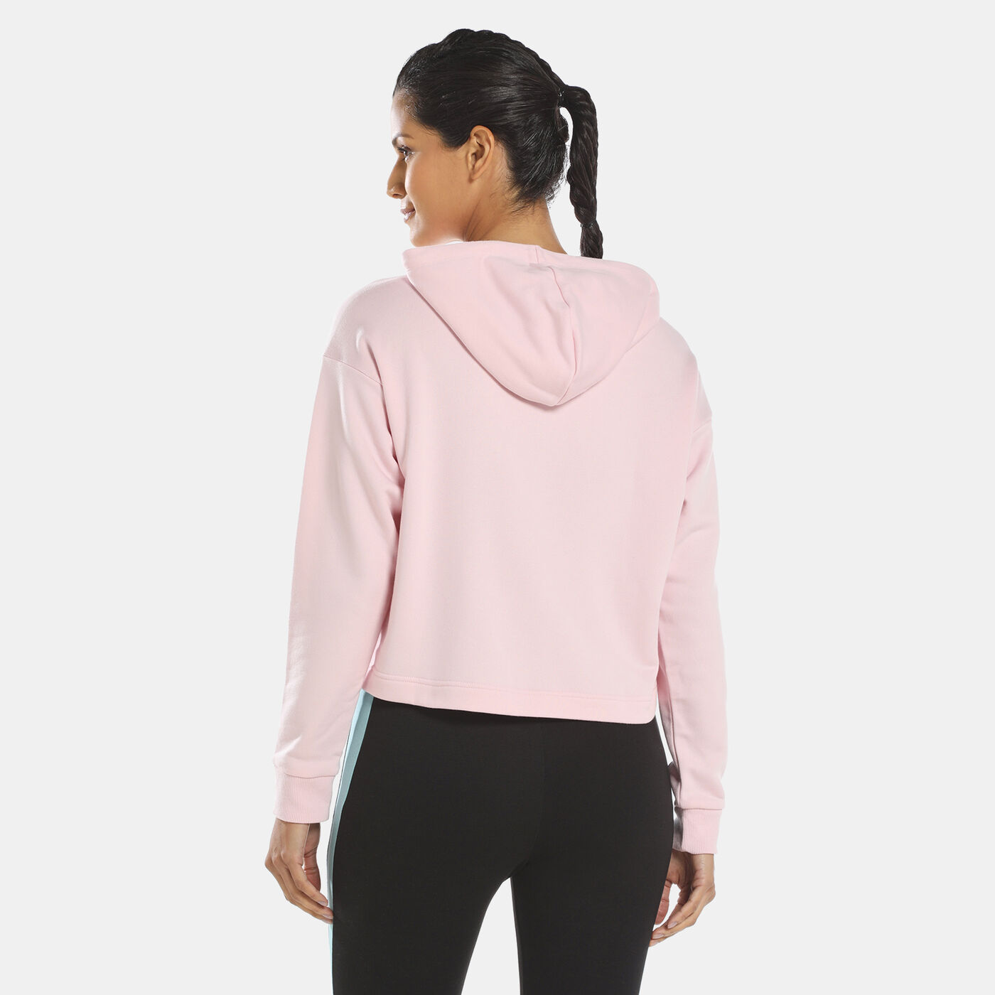 Women's Power Tape Cropped Hoodie
