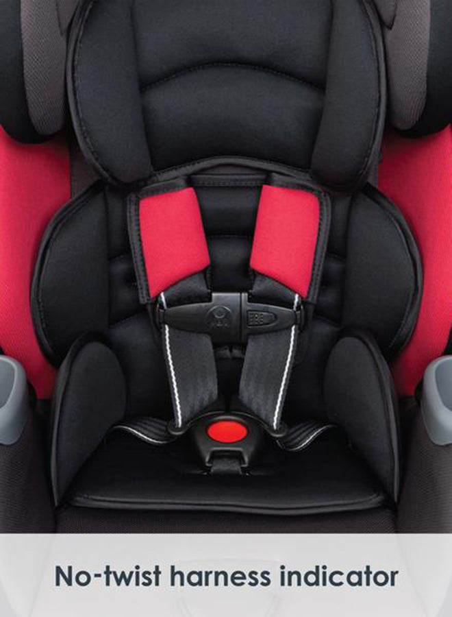 4-In-1 Cover Me Convertible Car Seat - Black/Red