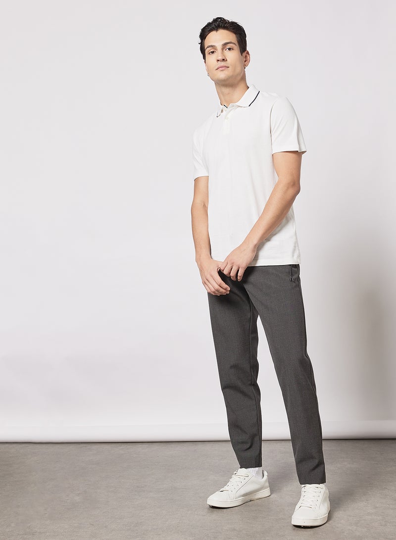 Tapered Trousers Grey