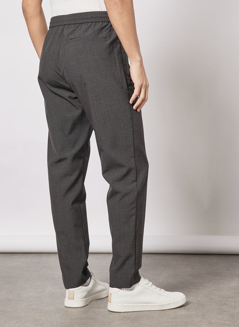 Tapered Trousers Grey