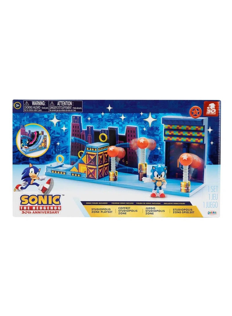 Sonic The Hedgehog Studiopolis Zone Playset 40692