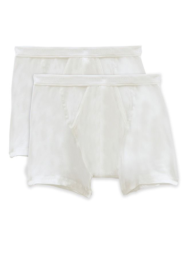 Mens Classis Boxer 2pc White