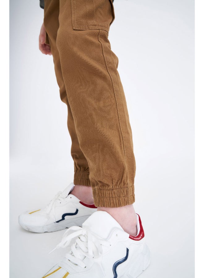 Basic Cargo Pants Camel