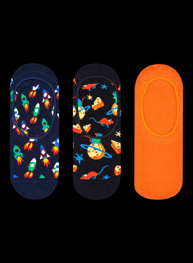 3-Pack Rocket Liner Socks Multicolour