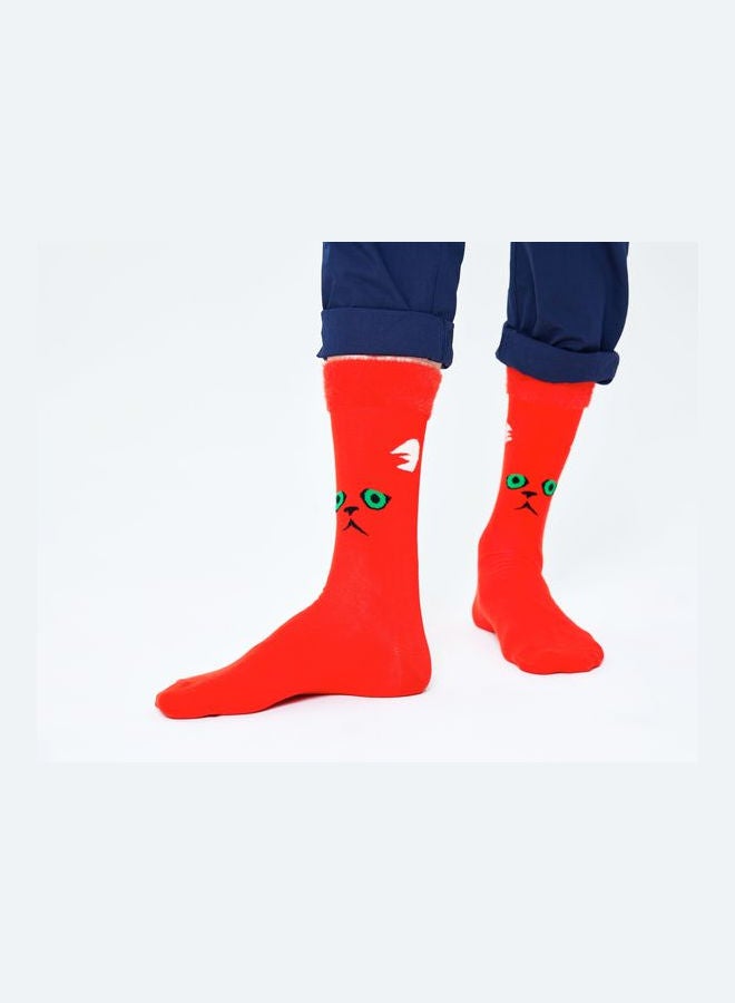 Happy Socks Hairy Animal Socks Multicolour