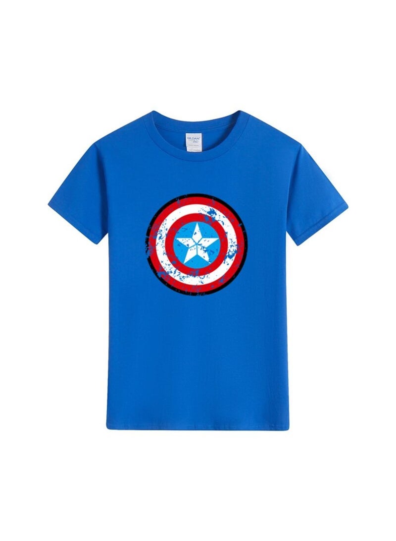 Star Shield Printed T Shirt