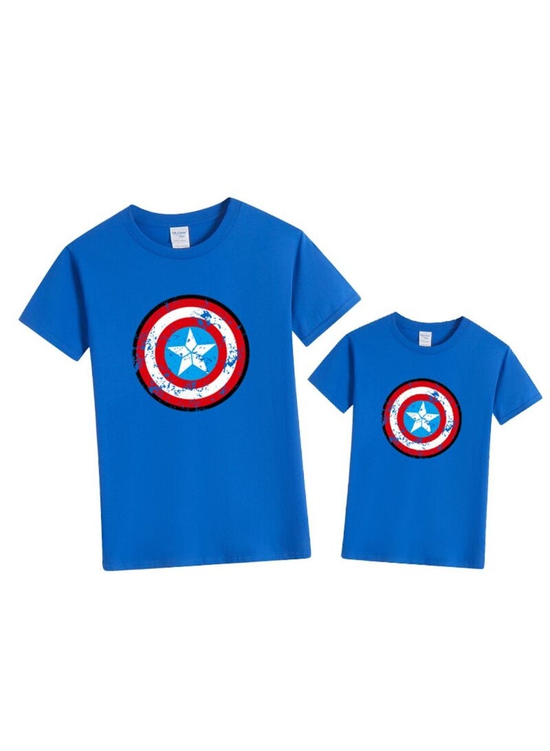 Star Shield Printed T Shirt