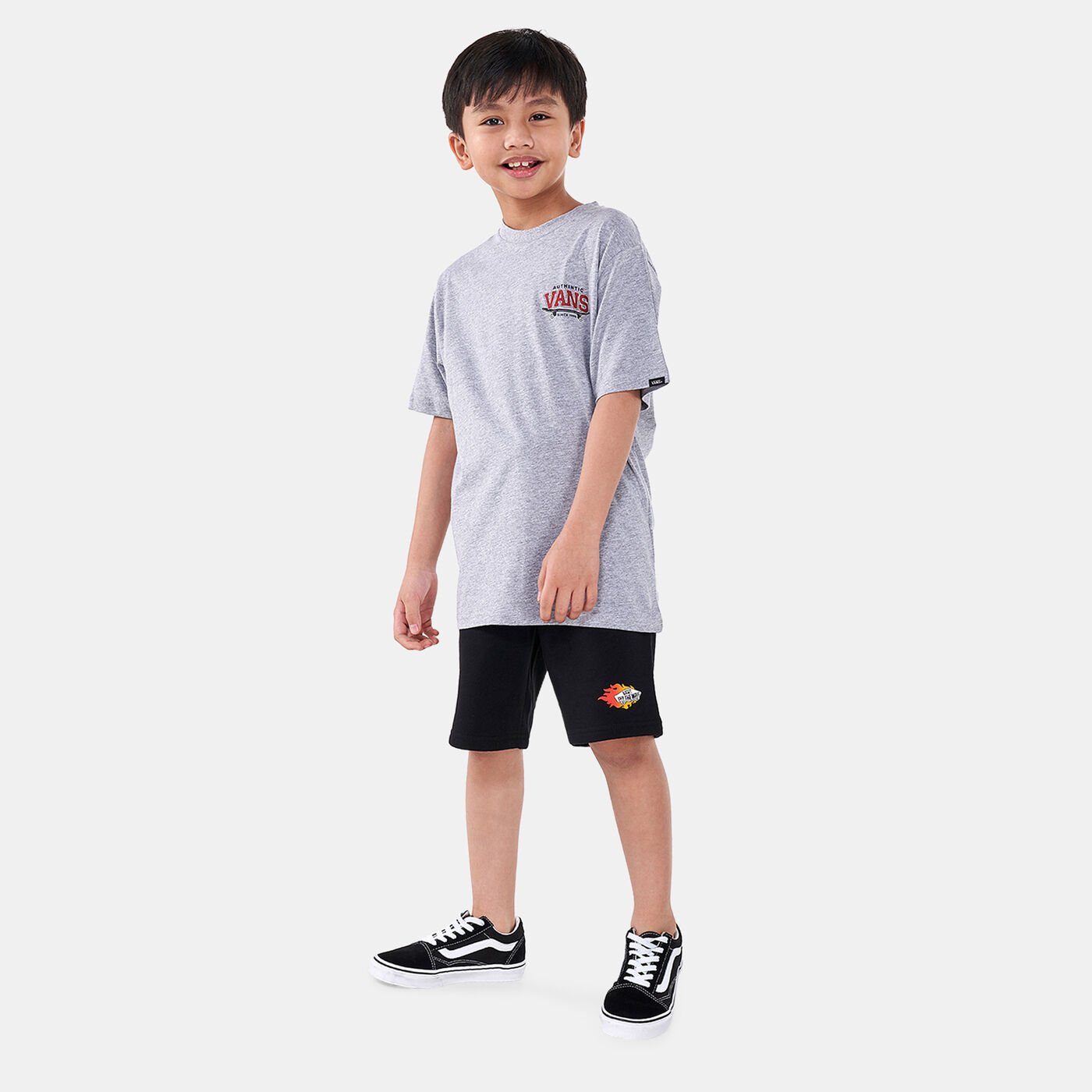 Kids' Logo Repeat Fleece Shorts
