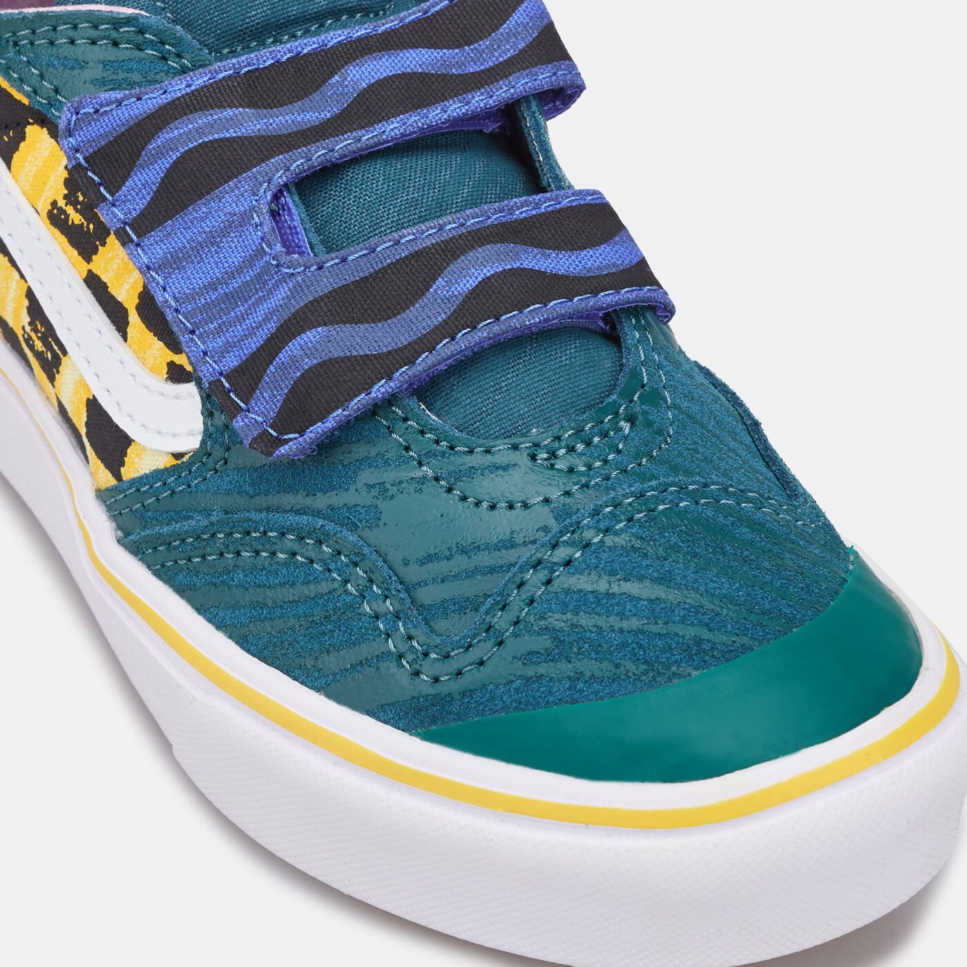 Kids' x Crayola ComfyCush New Skool Velcro Unisex Shoe