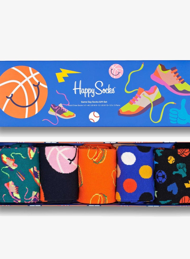 Happy Socks 5-Pack Game Day Socks Gift Set