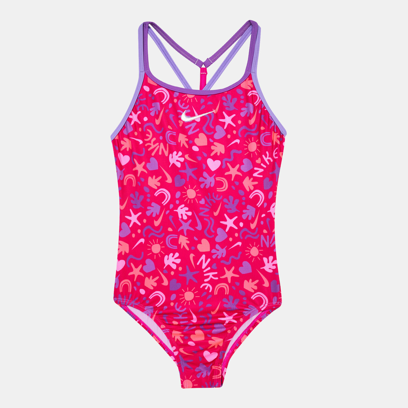 Kids' Fun Forest T-Crossback One-Piece Swimsuit