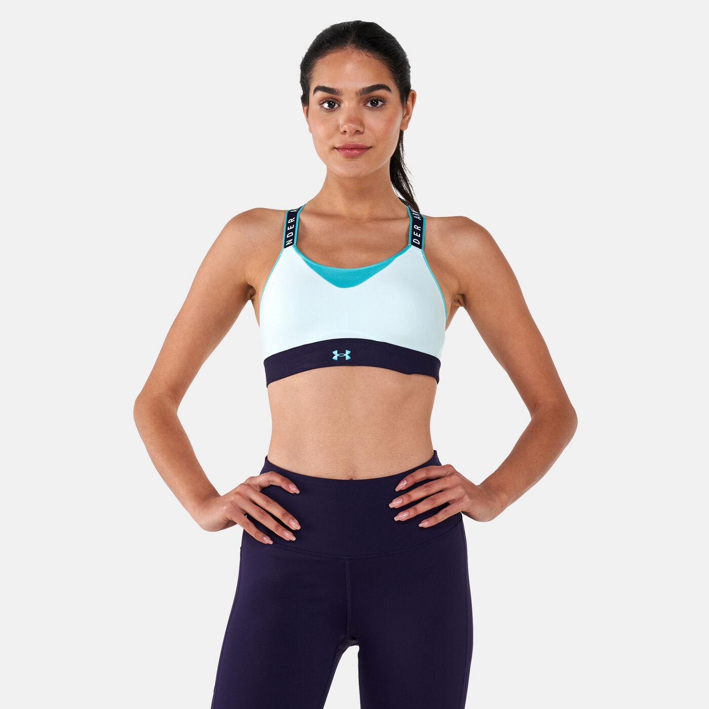 Women's UA Infinity High Blocked Sports Bra