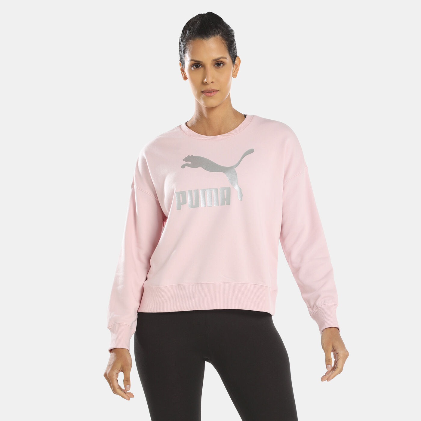 Women's Classics Metallic Logo Sweatshirt