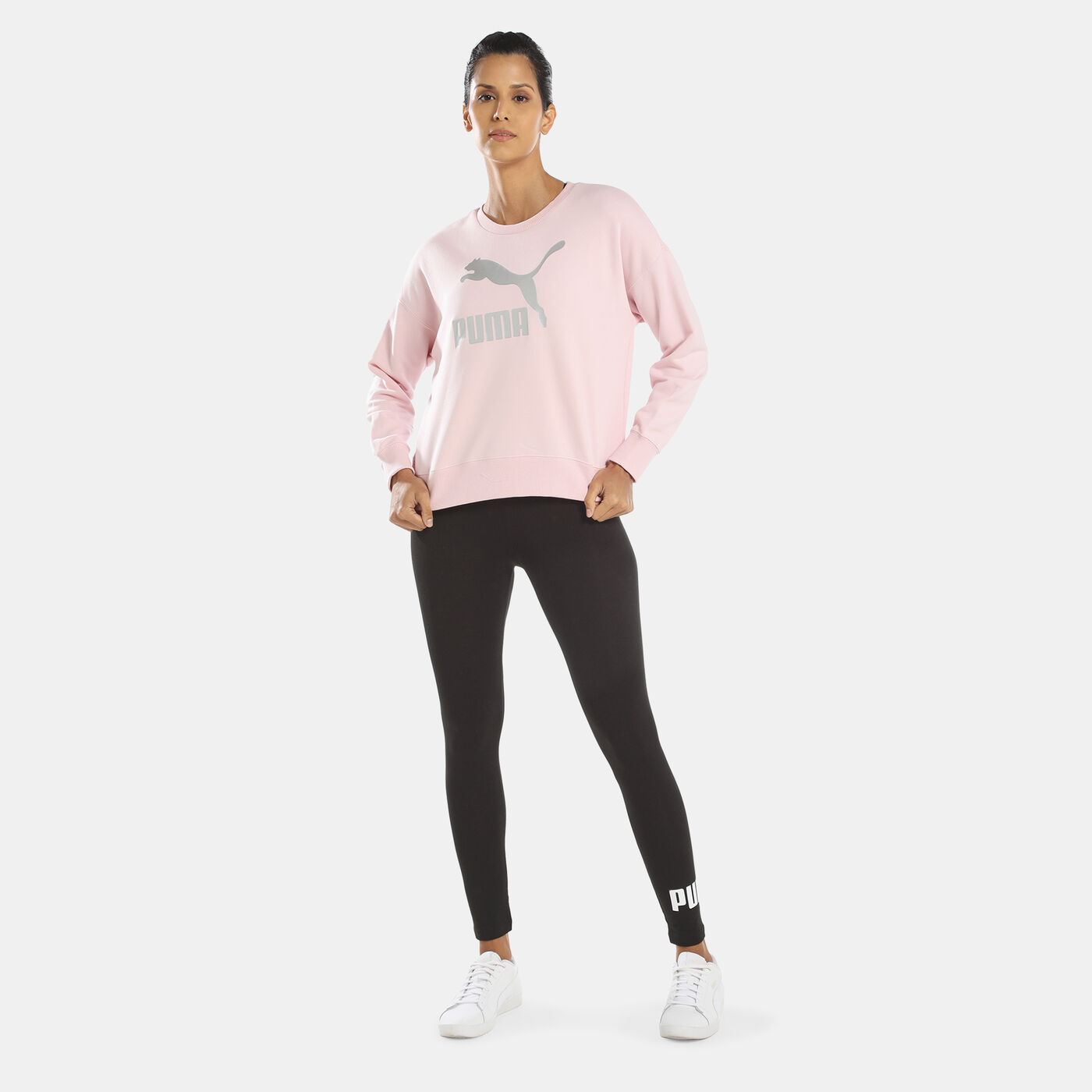 Women's Classics Metallic Logo Sweatshirt