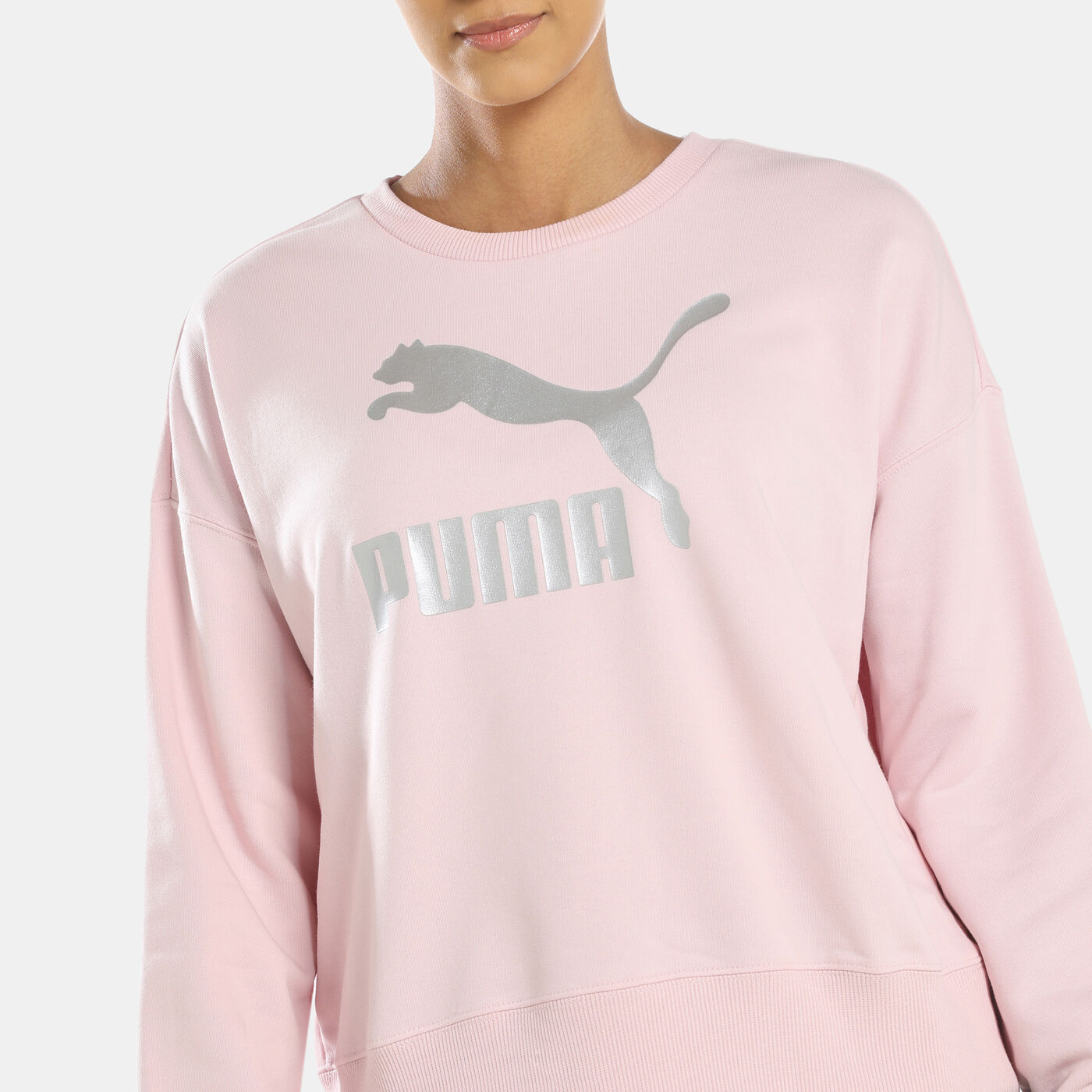Women's Classics Metallic Logo Sweatshirt