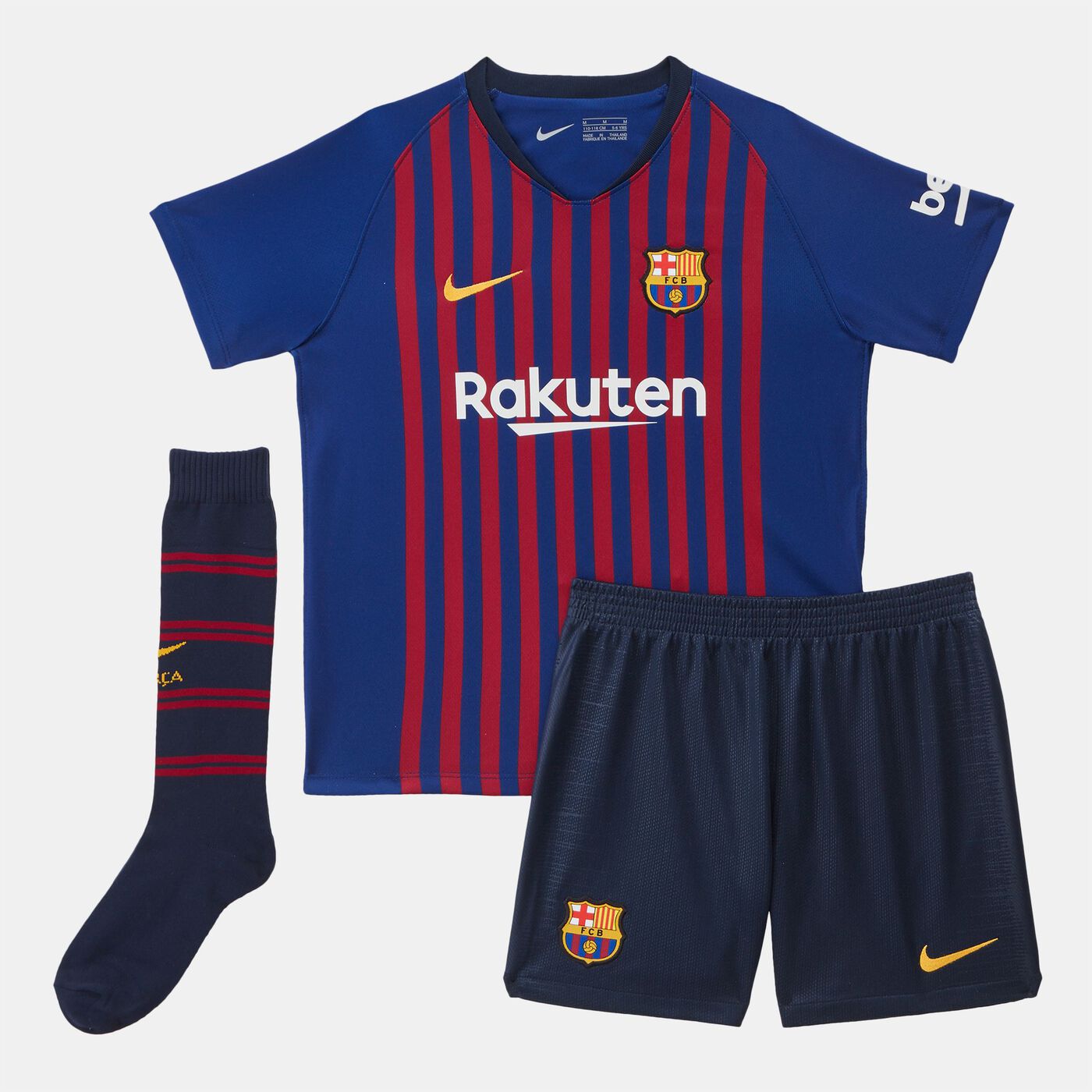 Kids' Breathe F.C. Barcelona Home Football Kit (Younger Kids)