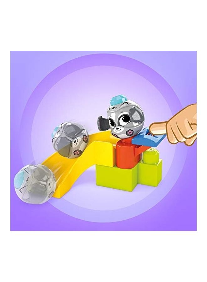 GRJ19 40-Piece Schoolhouse Preschool Building Set With Slide 40 3+ Years