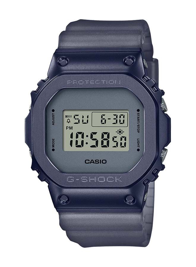 Digital Square Wrist Watch With Resin Strap GM-5600MF-2DR