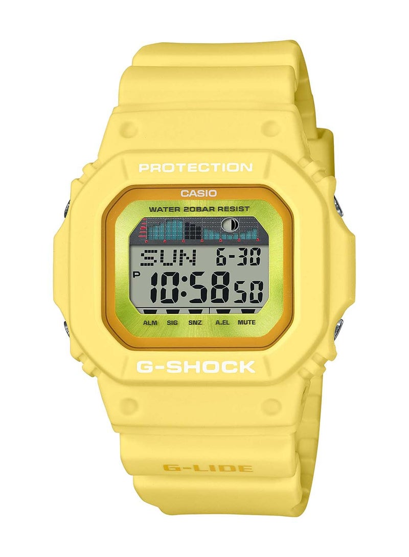 Digital Square Wrist Watch With Resin Strap GLX-5600RT-9DR