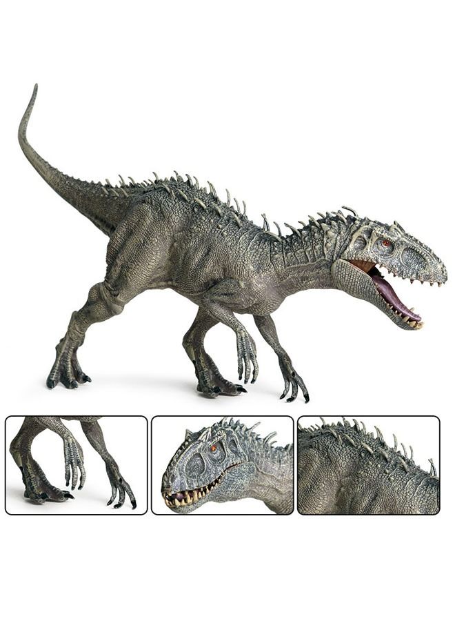 The Dinosaur Action Figure Toy, Grey Running T-Rex