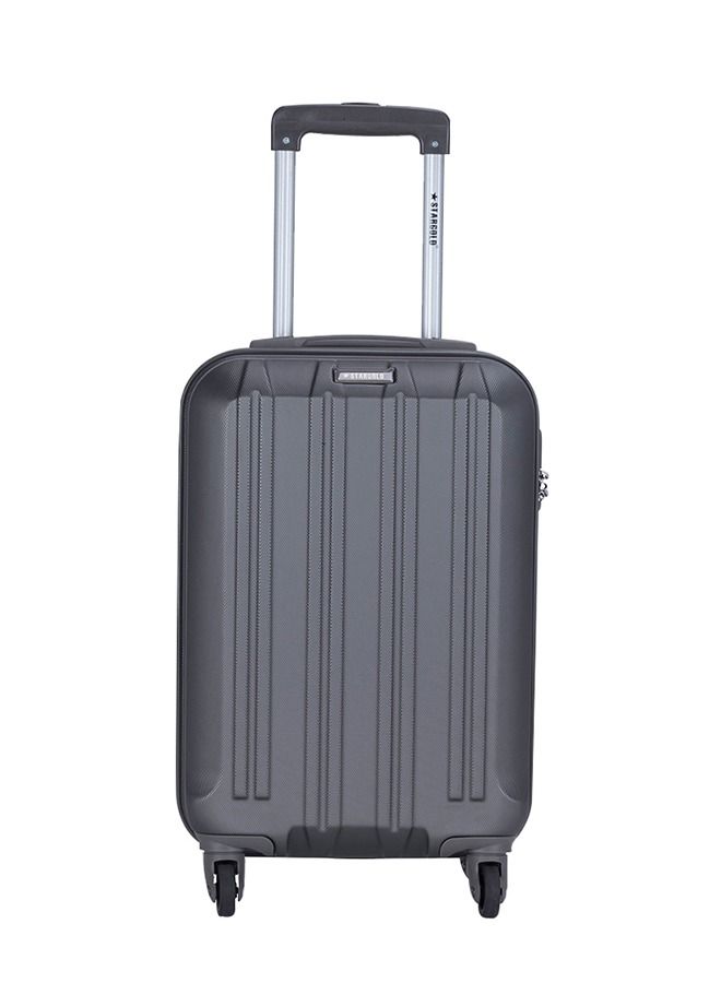 Single Hardside Spinner ABS Trolley Luggage With Number Lock Charcoal 20 Inches