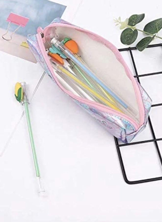 School pencil case kids girls gift holidays home organize decor multicolour