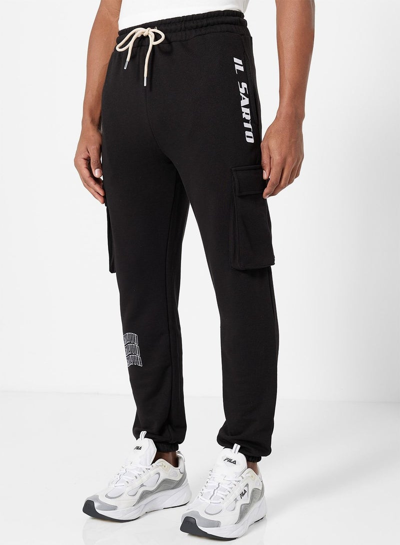 Wave Graphic Cargo Joggers