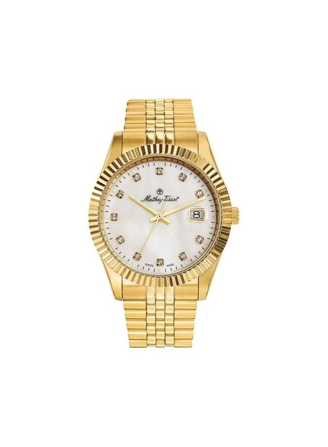 Mathey-Tissot Analog Mother of Pearl Dial Men's Watch-H710PI