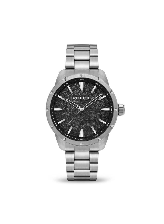 Men's Pendry Analog Black Dial Stainless Steel Wrist Watch PEWJG2202901 - 45mm