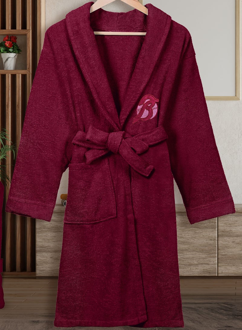 Cotton Bath Robe With Pocket Made in Egypt XL Unisex Bathrobe - 100% Cotton, Super Soft, Highly Absorbent Bathrobes For Women & Men- Perfect for Everyday Use, Unisex Adult