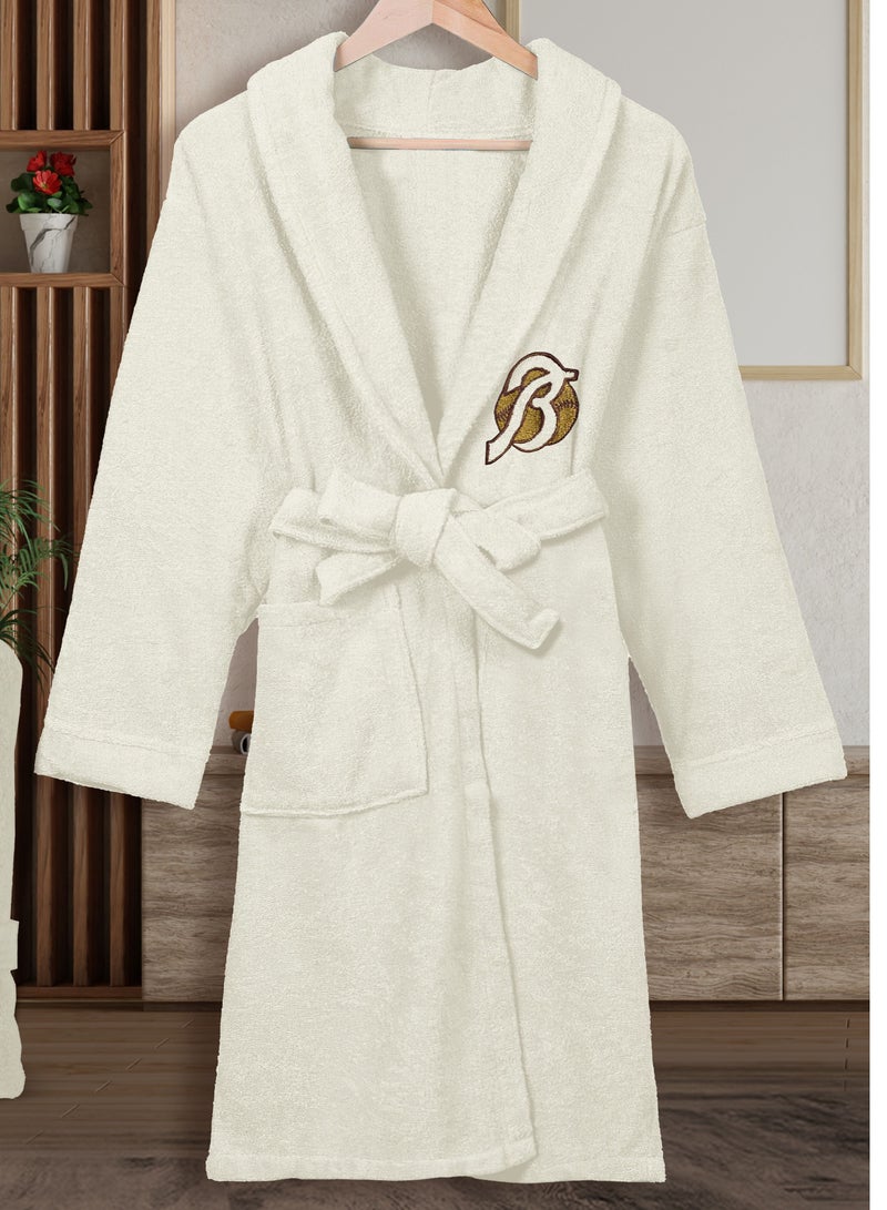 Cotton bathrobe with a pocket for unisex, 100% Egyptian cotton, ultra-soft, highly water-absorbent, color-fast and modern, ideal for daily use, resorts and spas.3xl