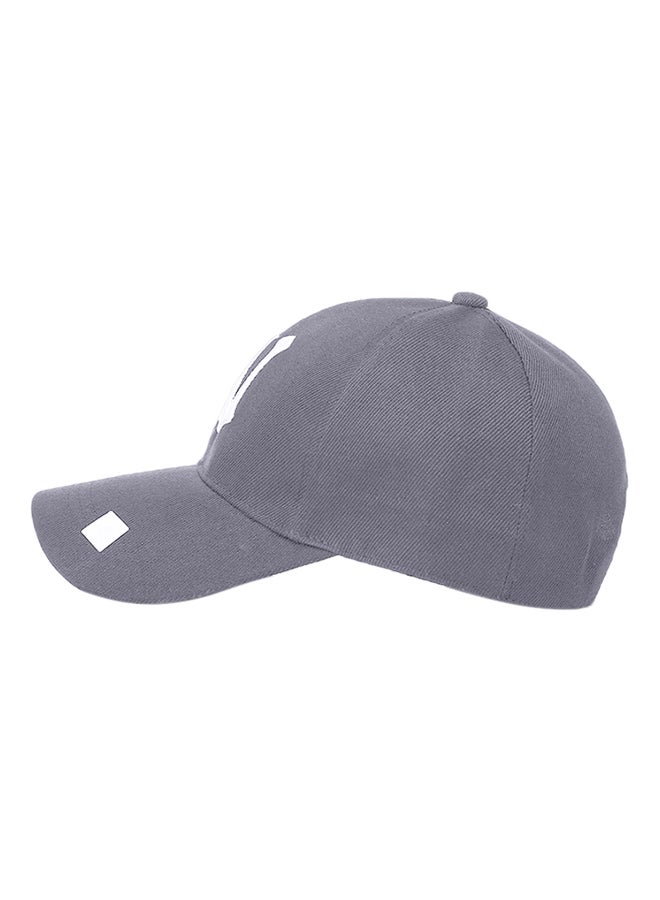 Embroidery Hip Hop Snapback Hat Grey