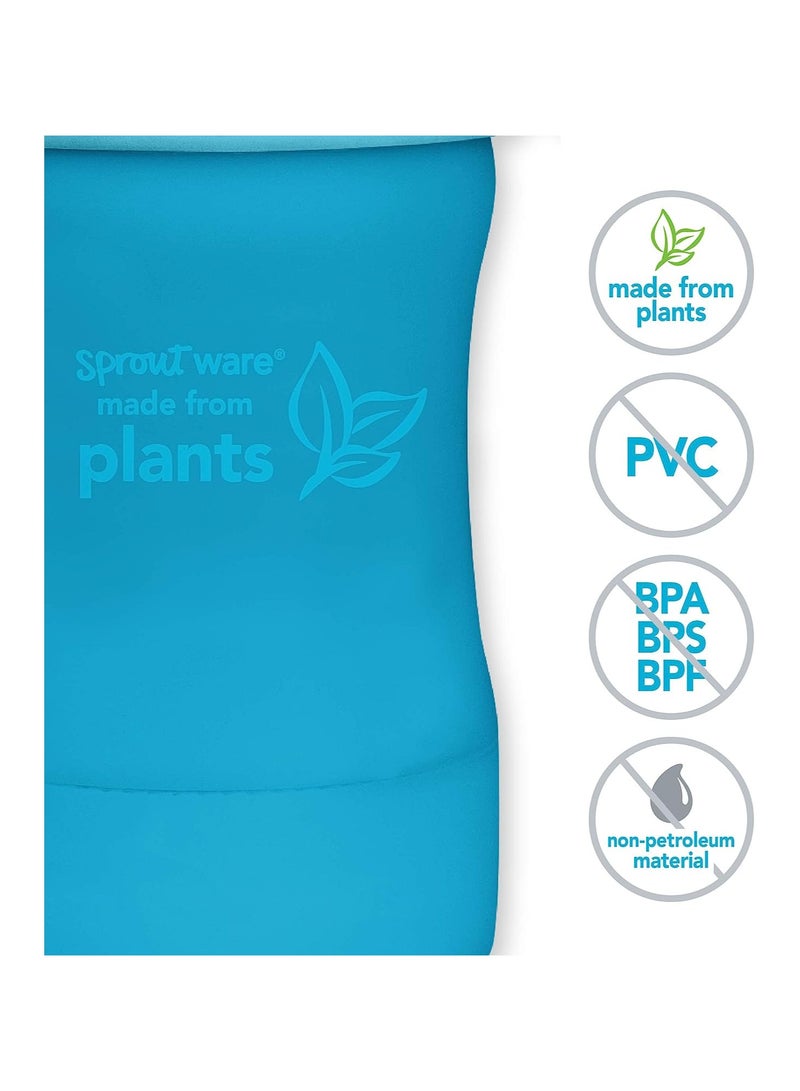 Sprout Ware Sip & Straw Cup made from Plants-6oz-Green- 6mo+
