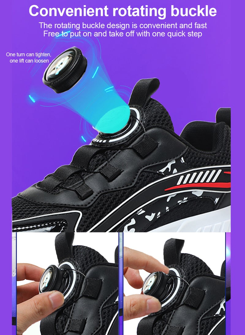 Roller Skate Shoes Fashion With Four Wheels Sport Sneaker Outdoor