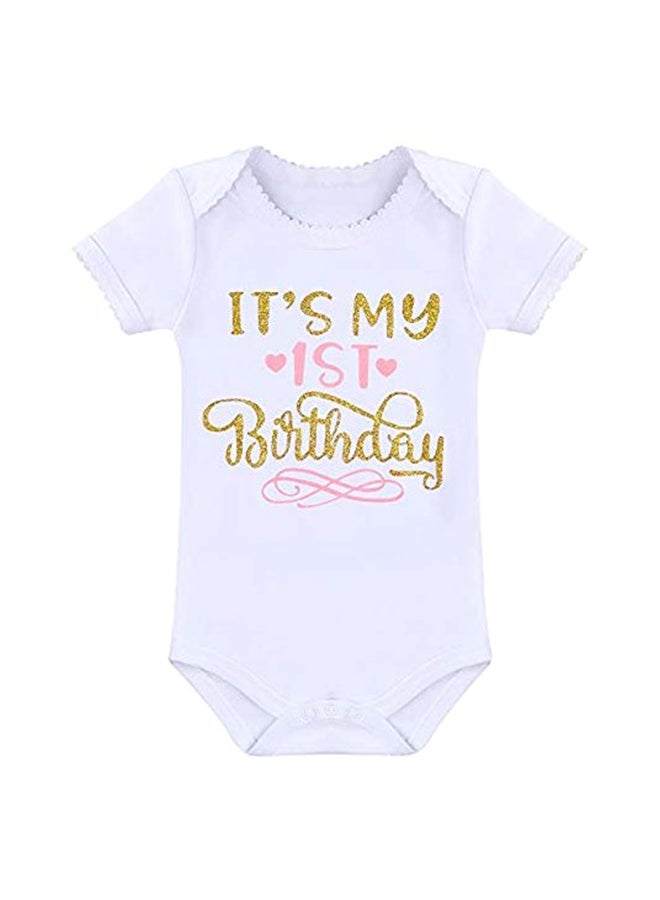 First Birthday Party Baby Girl Dress Pink