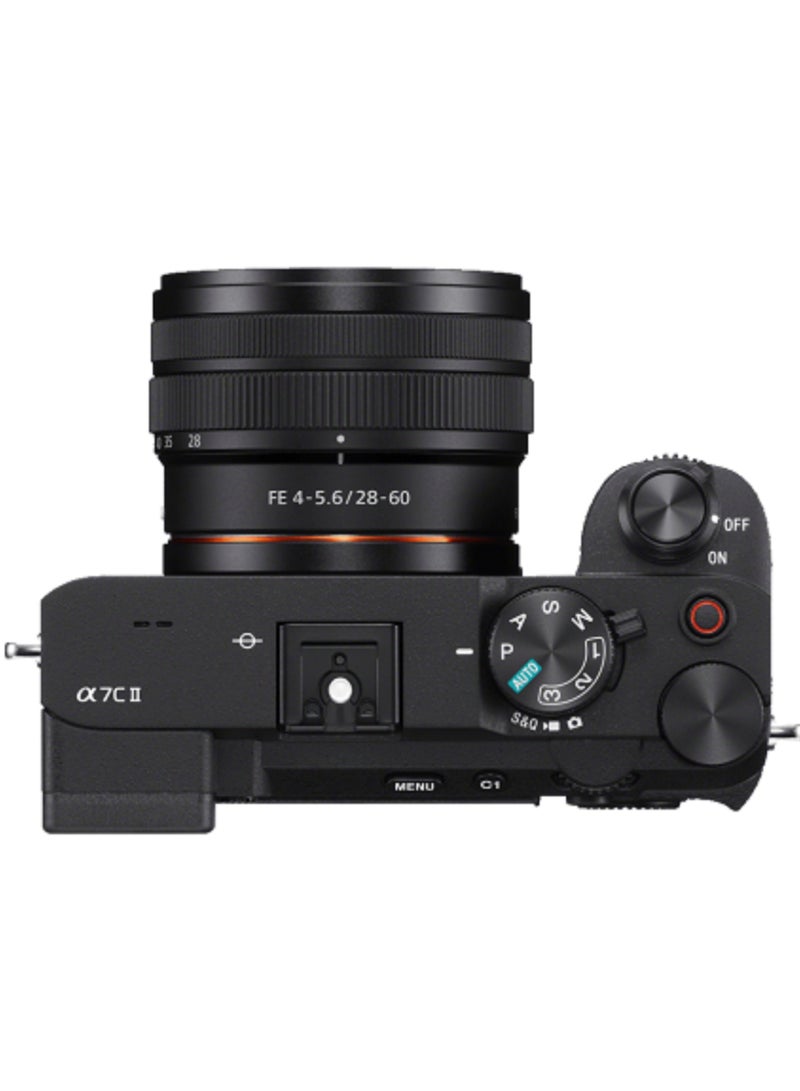 Alpha 7C II ILCE7CLM2/B Versatile Compact Full-Frame Camera With SEL2860 Kit Lens