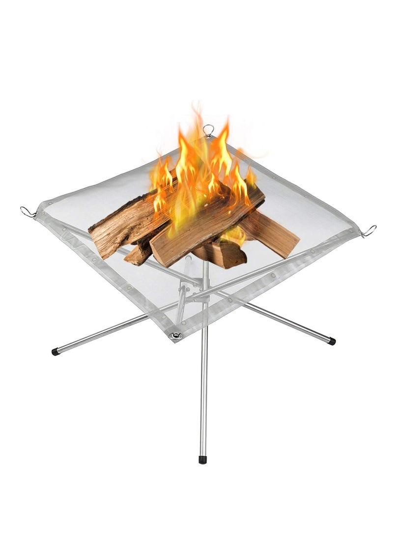 Folding Mesh Fire-Pit