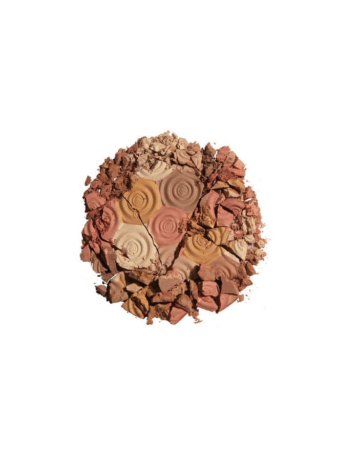 Illuminating Face Powder Amber Nectar (0.35 Ounce) Crueltyfree Highlighter, Blush & Bronzer In One Compact To Shape, Contour & Highlight