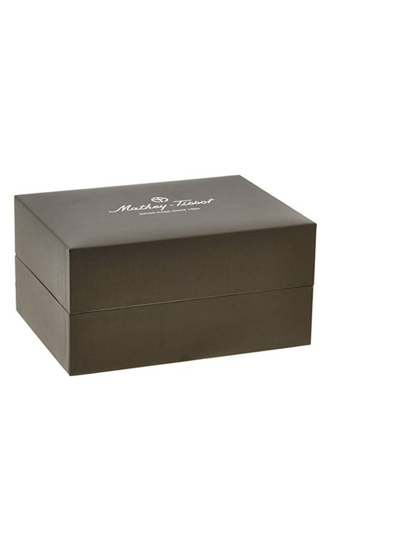 Mathey-Tissot Urban Brown Dial Brown Leather Men's Watch H411AM.