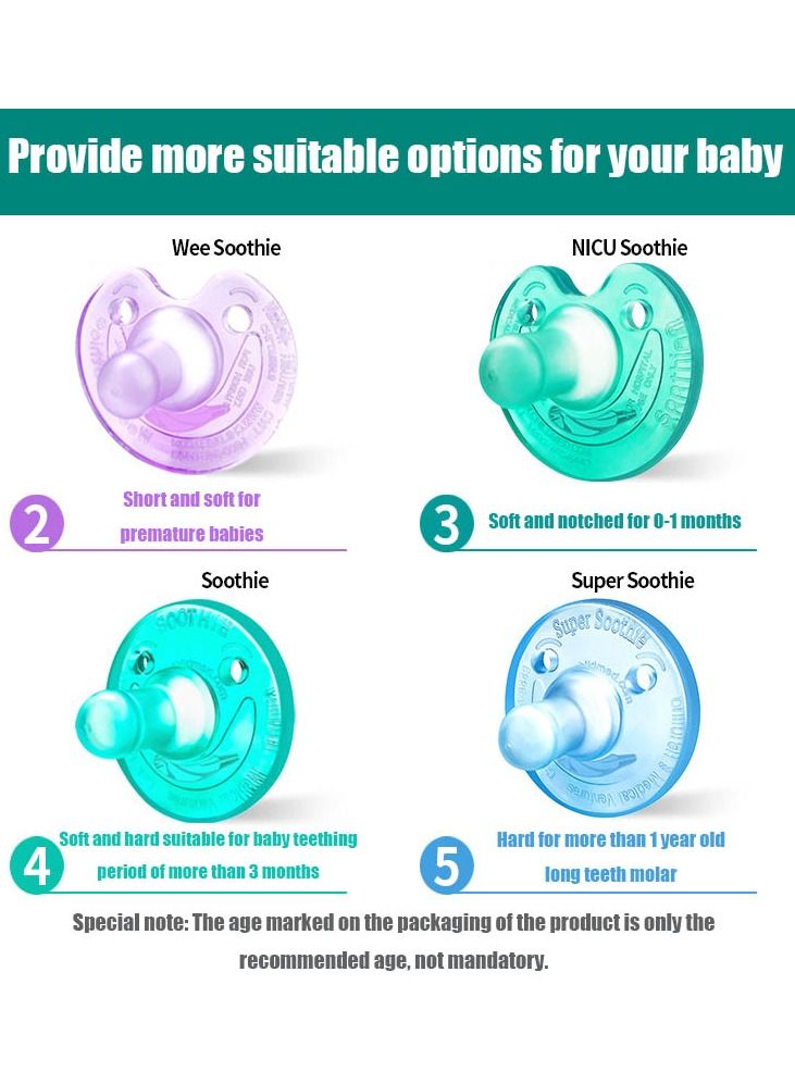 Avent Soothie Pacifier Size 4, Baby 0-3M , 1-piece - Nature
