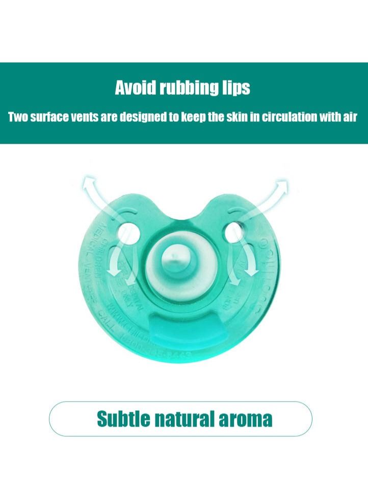 Avent Soothie Pacifier Size 4, Baby 0-3M , 1-piece - Nature Light blue