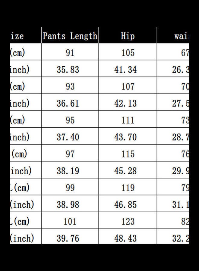Breathable Loose Trousers With Multiple Pockets Casual Cargo Pants For 4 Seasons Black