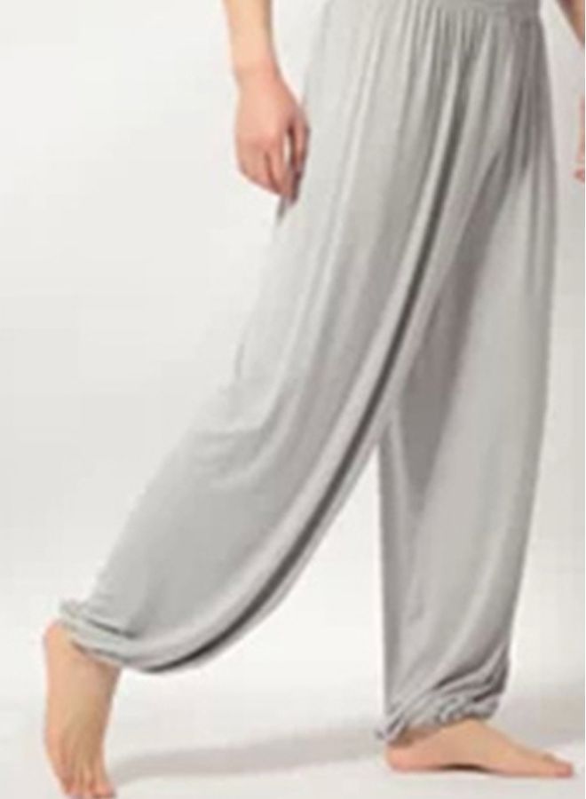 Low Rise Trousers Light Grey